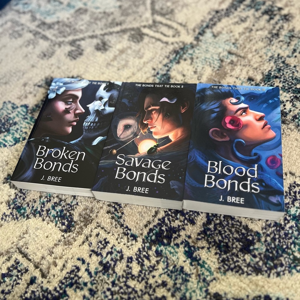 COPY - Set of 3 Broken Bonds Savage Bonds Blood Bonds by J.Bree
